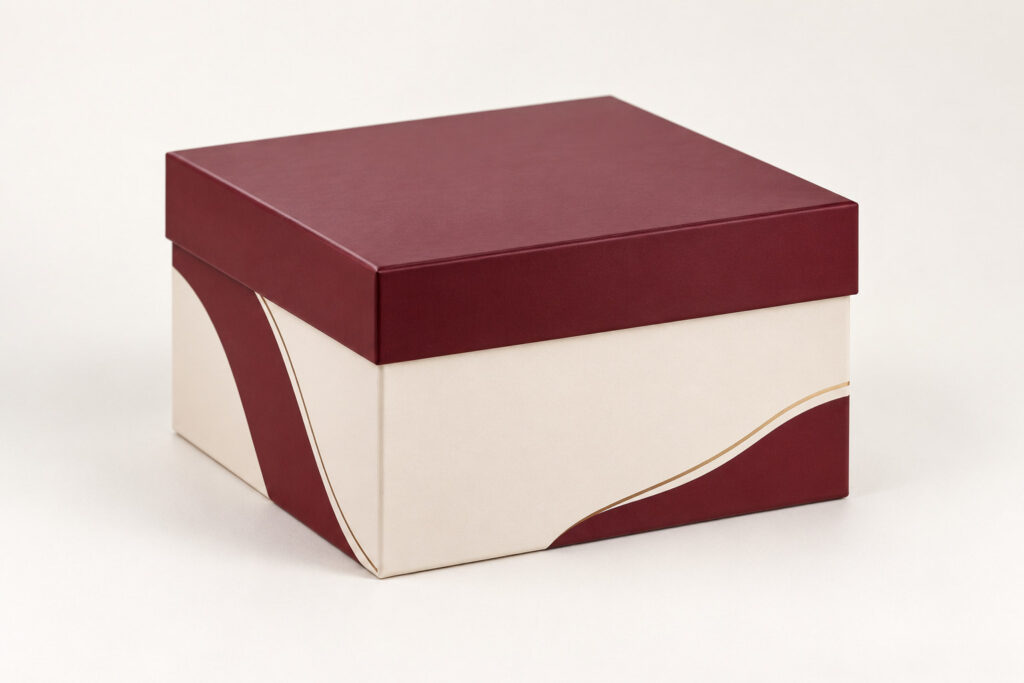 PackNiti packaging mockup: Custom Cosmetics Box With Lid (PN-PD-000014)