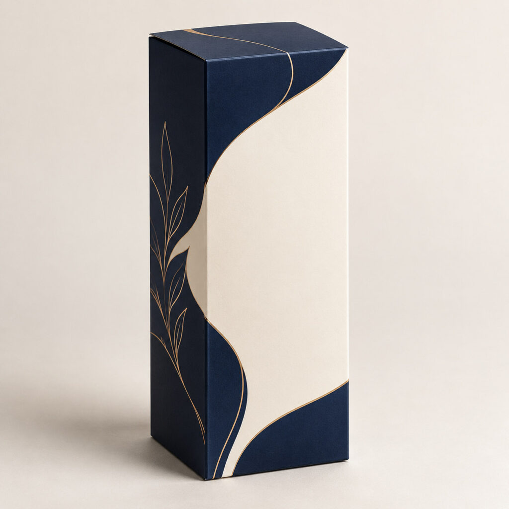 PackNiti packaging mockup: Custom Body Lotion Box (PN-PD-000025)