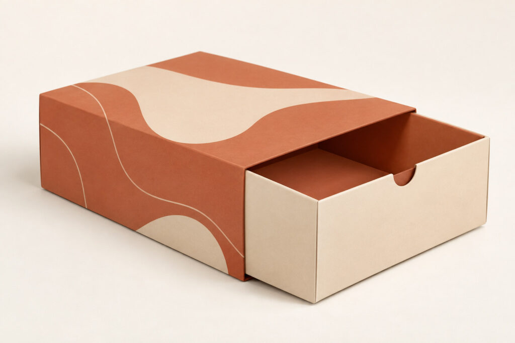 PackNiti packaging mockup: Custom Food Drawer Box (PN-PD-000027)