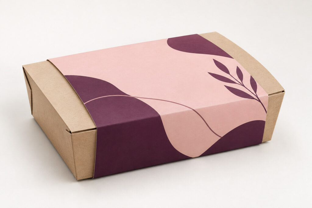PackNiti packaging mockup: Custom Sleeve Food Box (PN-PD-000038)