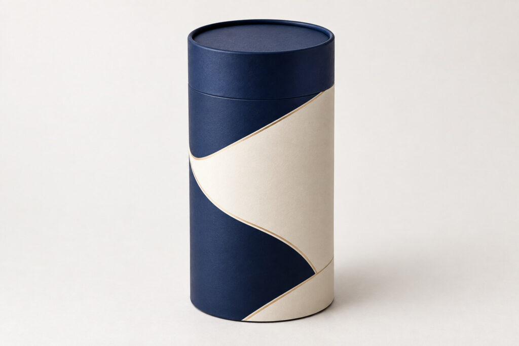 PackNiti packaging mockup: Custom Round Tube Packaging (PN-PD-000045)