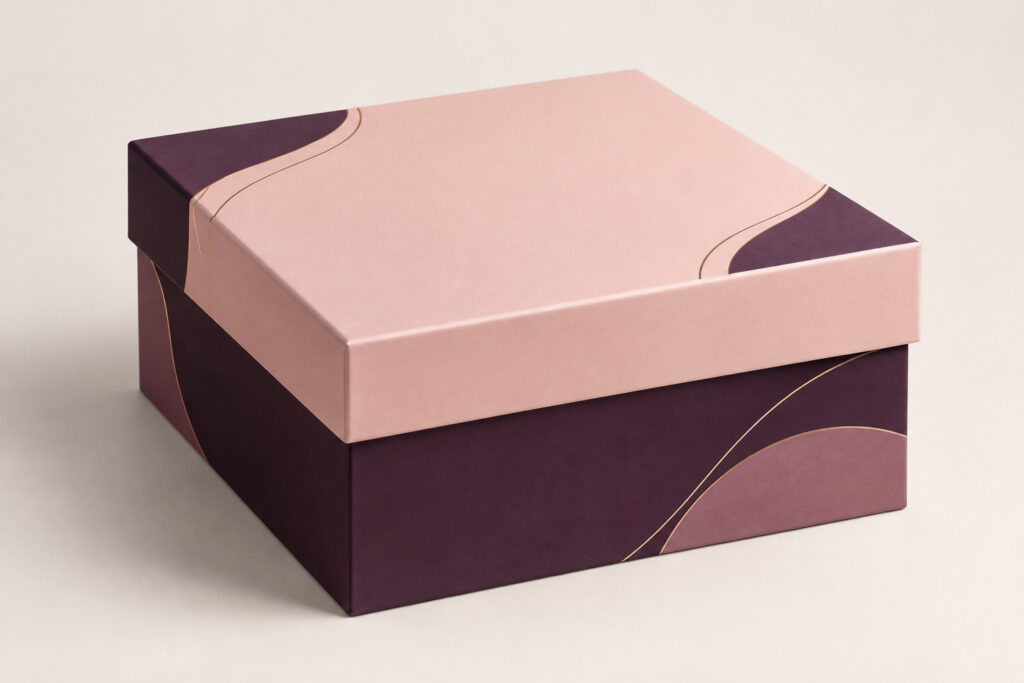 PackNiti packaging mockup: Custom Luxury Box With Lid (PN-PD-000048)