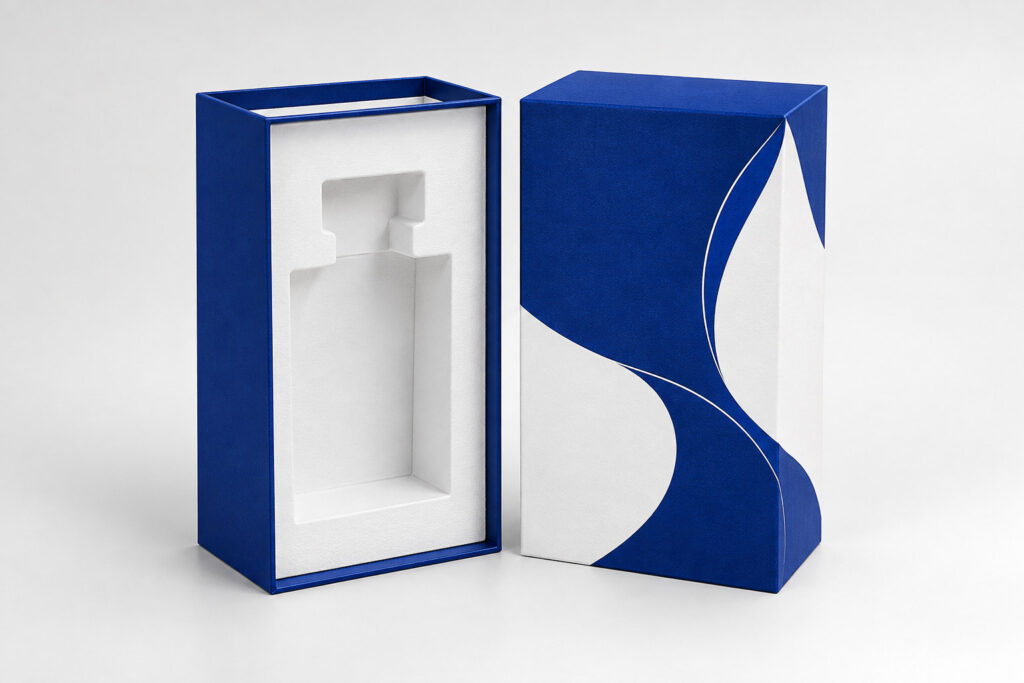 PackNiti packaging mockup: Custom Perfume Box With Lid (PN-PD-000063)