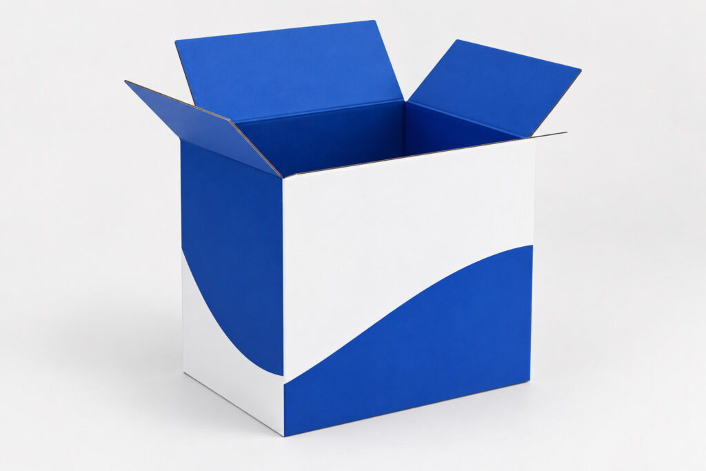 PackNiti packaging mockup: Custom Shipping Box With Auto Lock Bottom (PN-PD-000073)