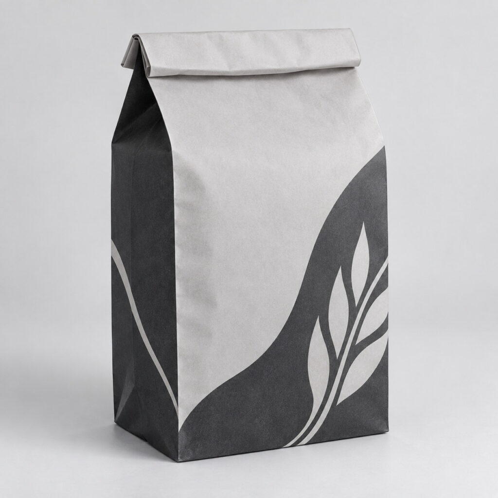 PackNiti packaging mockup: Custom Paper Bread Bag (PN-PD-000079)