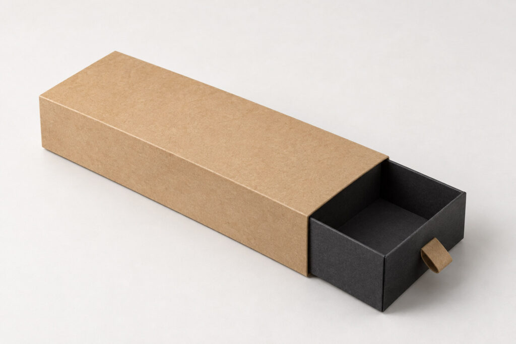 PackNiti packaging mockup: Custom Long Sleeve Gift Drawer Box (PN-PD-000086)