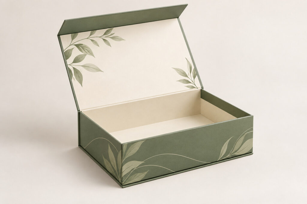 PackNiti packaging mockup: Custom Flip Top Luxury Rigid Box (PN-PD-000092)