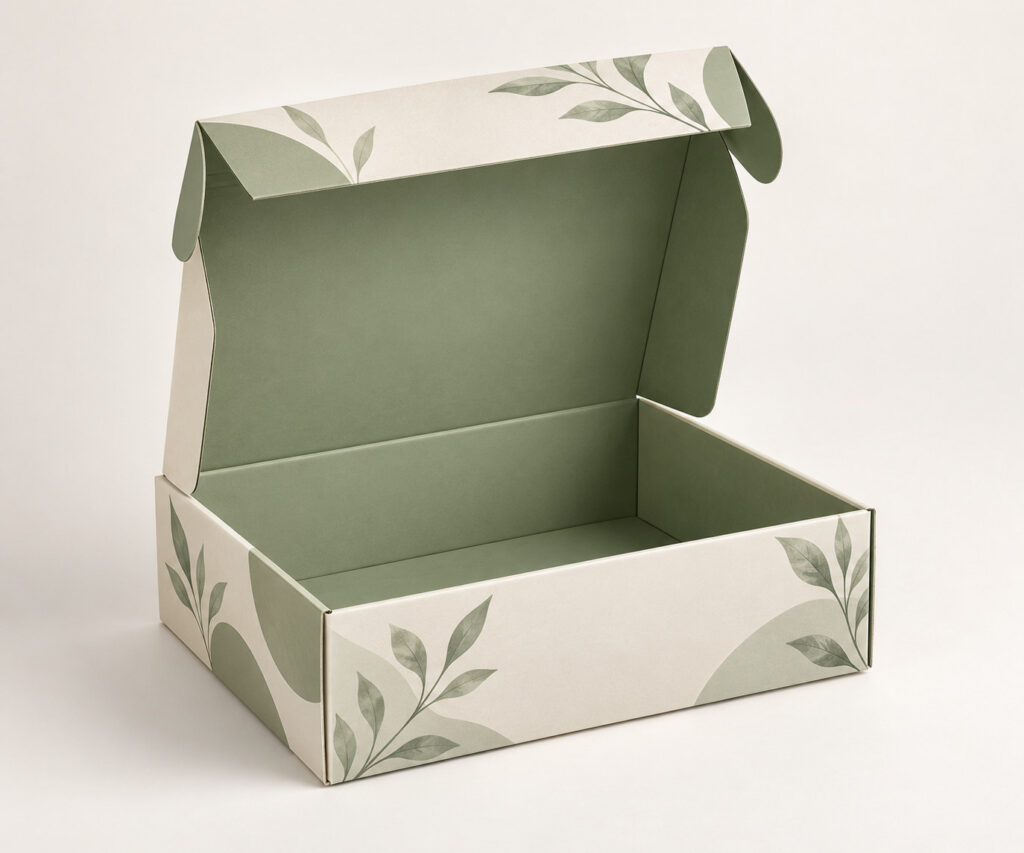 PackNiti packaging mockup: Custom Flip Top Stationery Gift Box (PN-PD-000112)
