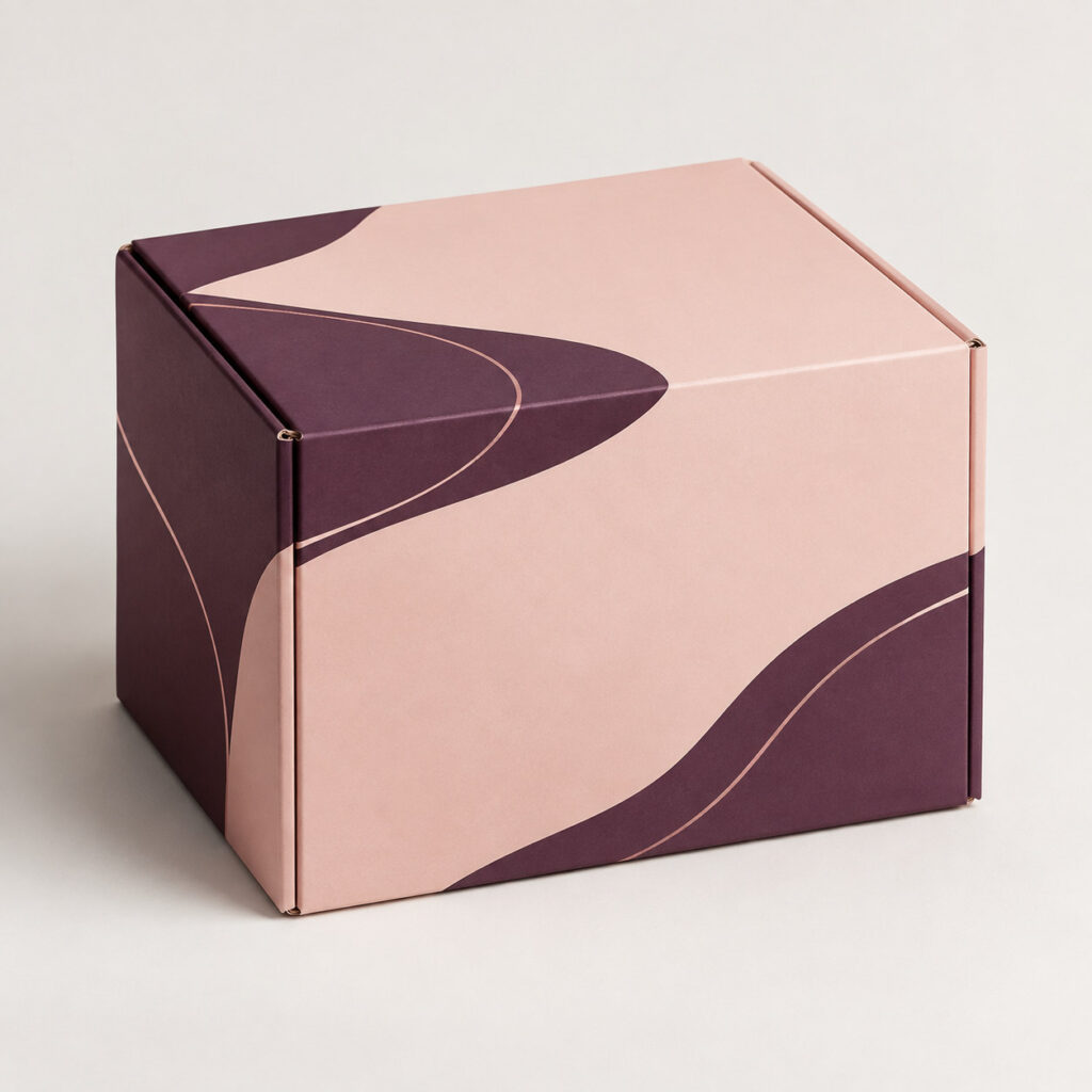 PackNiti packaging mockup: Custom Square Shipping Box (Style 000118) (PN-PD-000118)