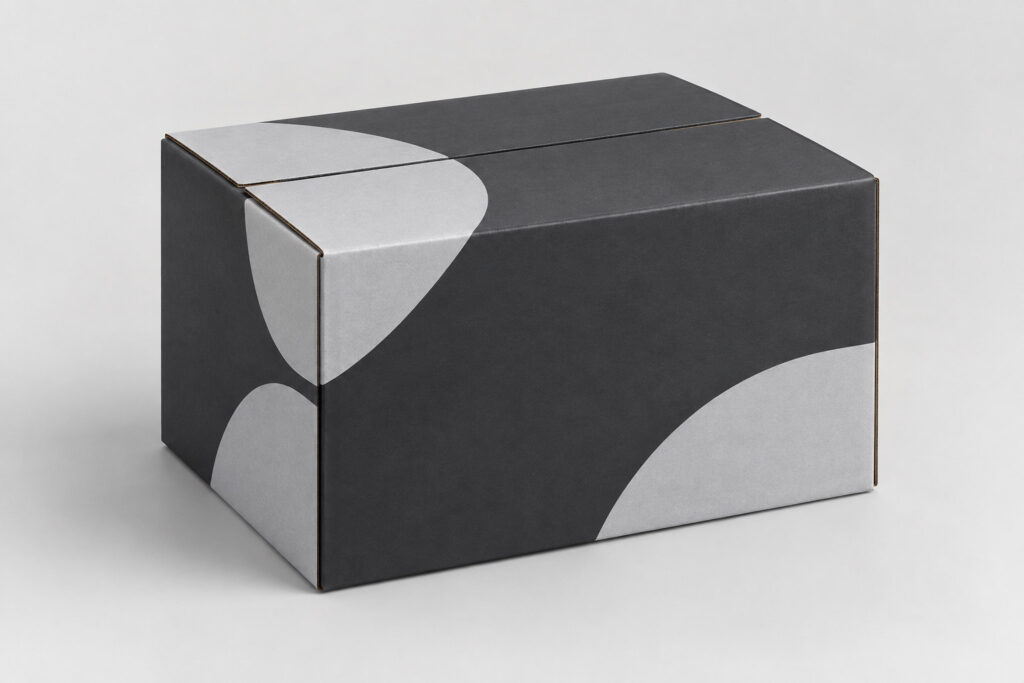 PackNiti packaging mockup: Custom FEFCO 0216 Regular Slotted Container With Snap Lock Bottom (PN-PD-000119)