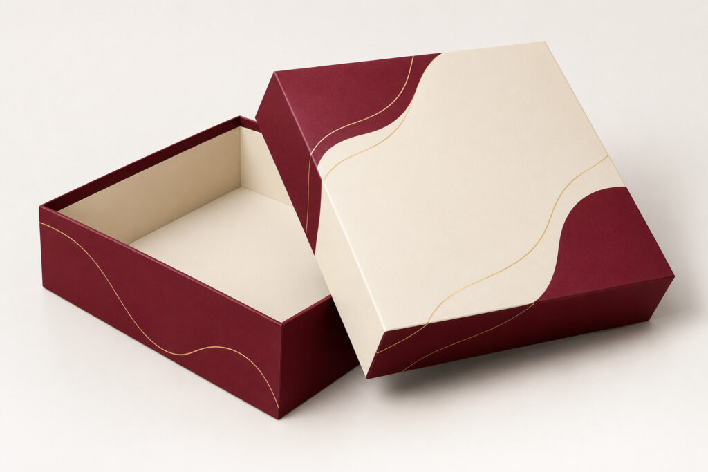 PackNiti packaging mockup: Custom Board Game Box With Lid (Style 000124) (PN-PD-000124)