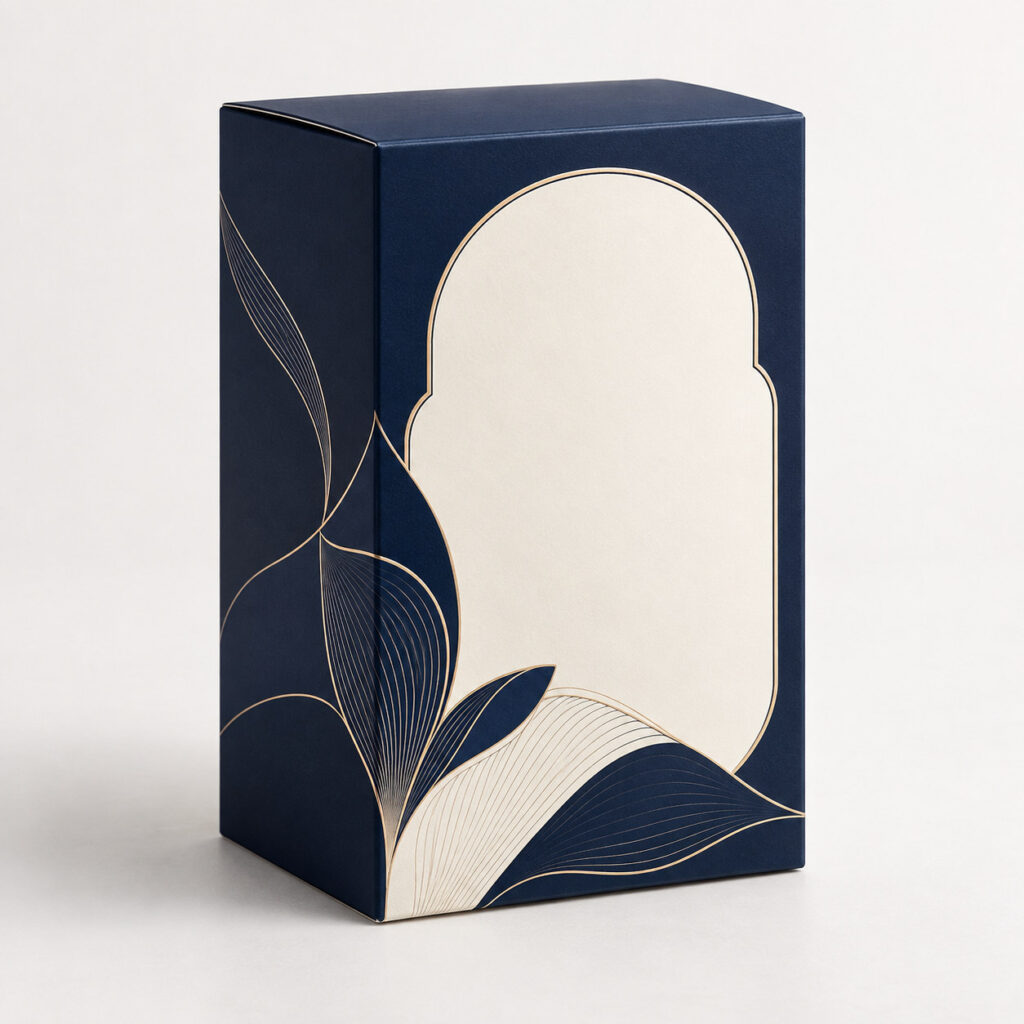 PackNiti packaging mockup: Custom Perfume Box (Style 000125) (PN-PD-000125)