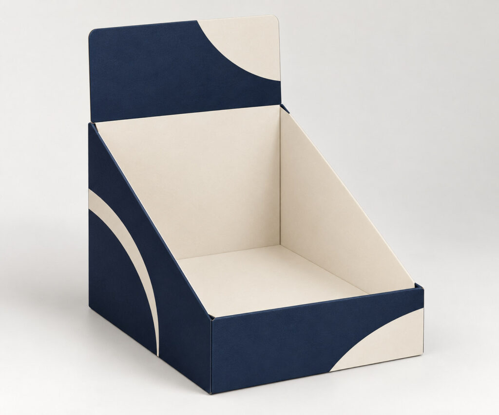 PackNiti packaging mockup: Custom Bevel Display Box (PN-PD-000155)