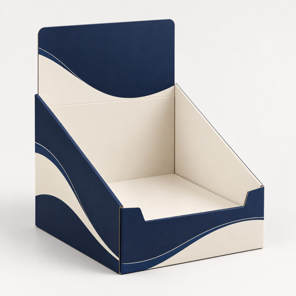 PackNiti packaging mockup: Custom FEFCO 0804 Display Box (PN-PD-000181)
