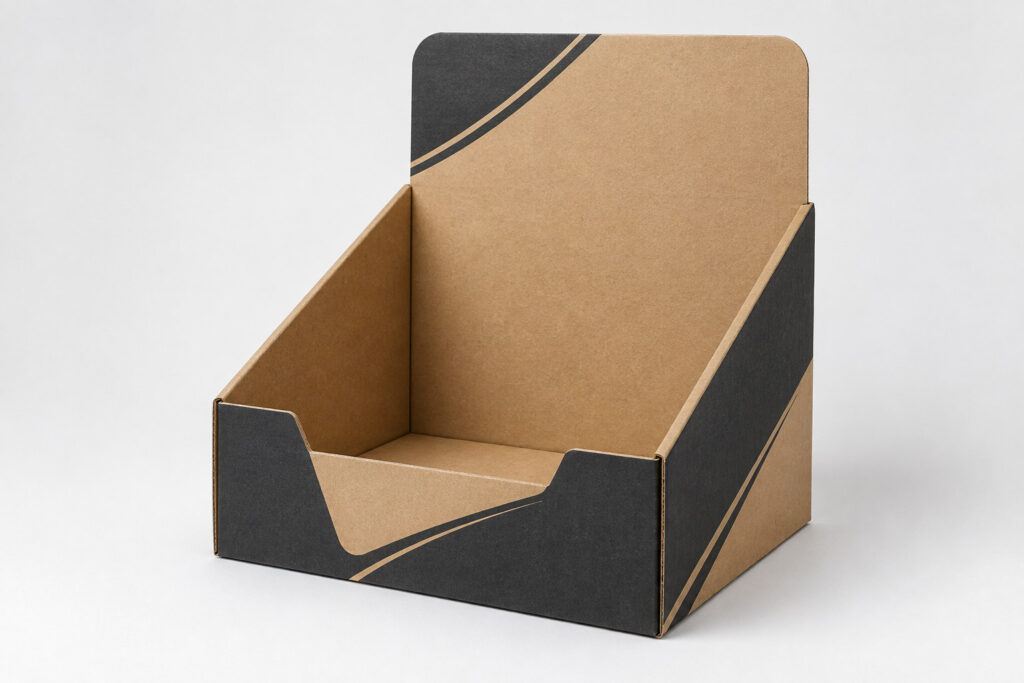 PackNiti packaging mockup: Custom Cardboard Display Box (Style 000186) (PN-PD-000186)