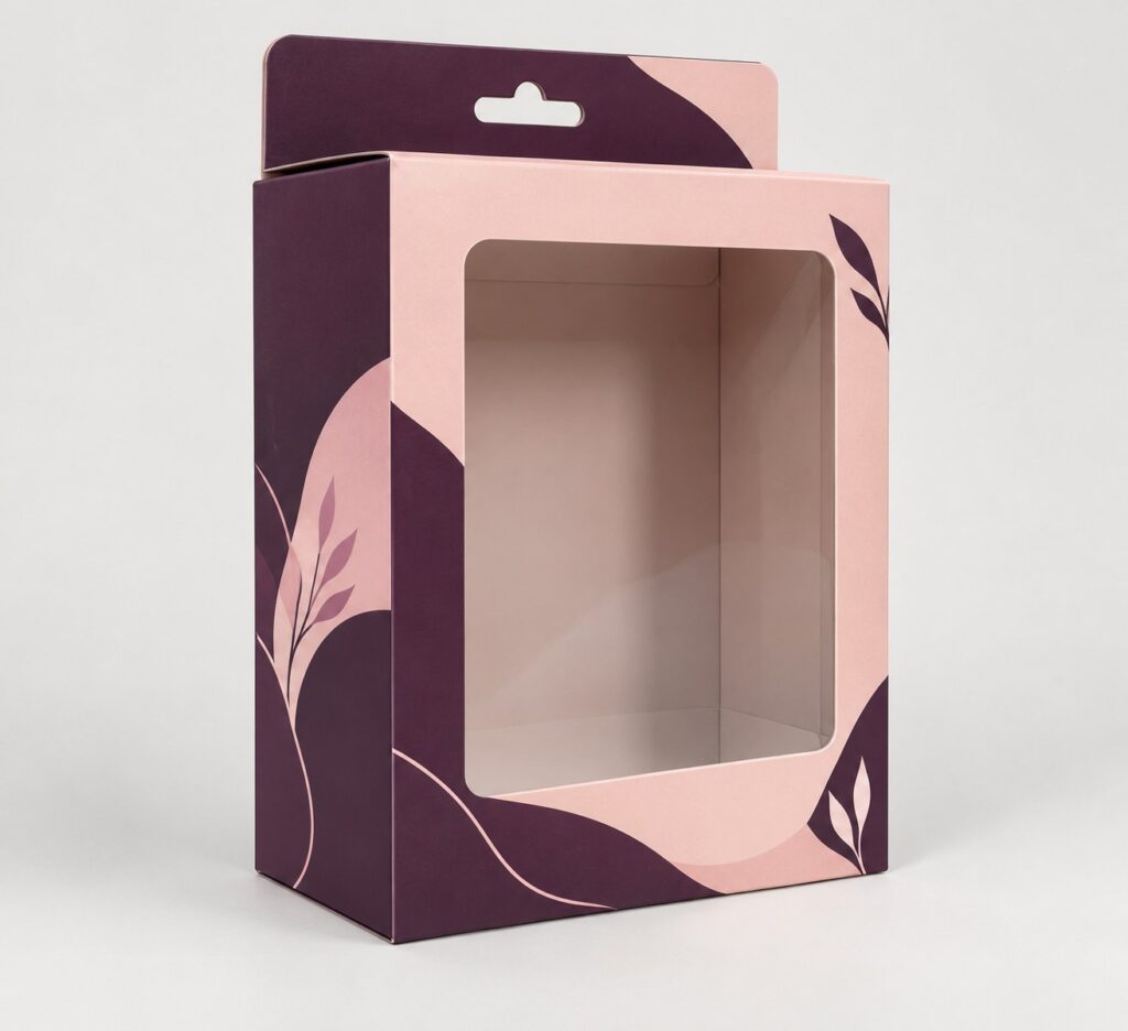 PackNiti packaging mockup: Custom Hanging Toy Box With Window (Style 000228) (PN-PD-000228)