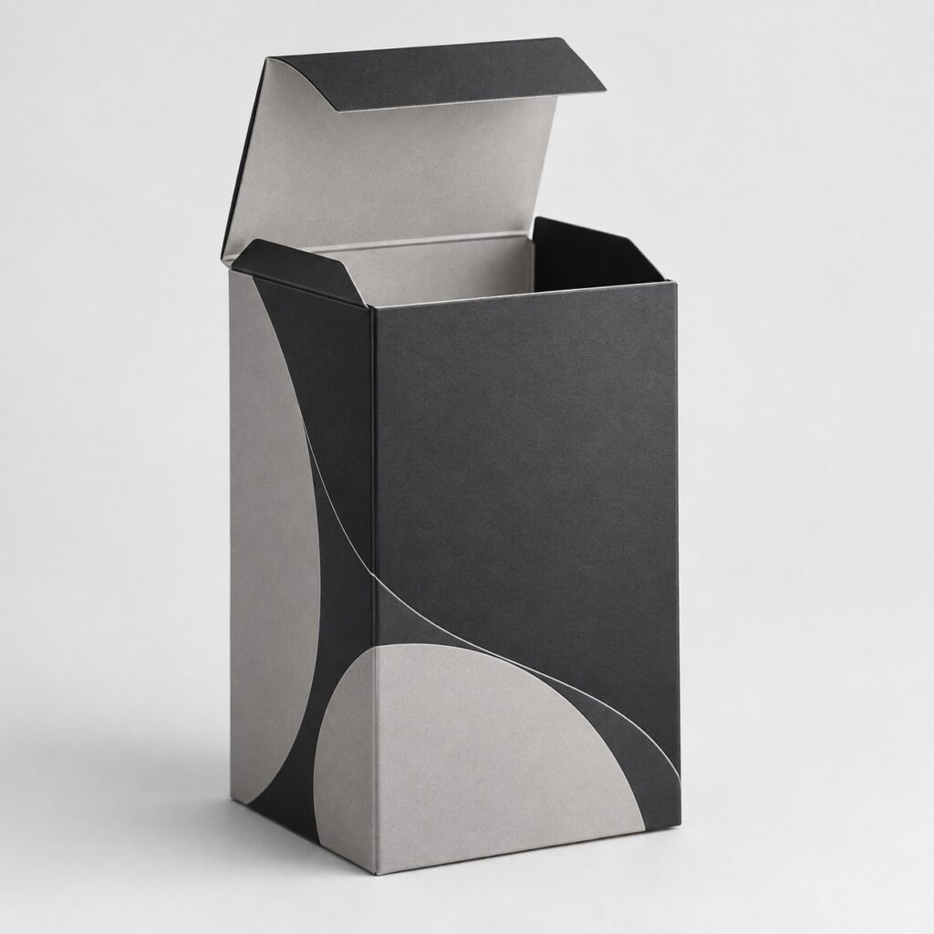 PackNiti packaging mockup: Custom Flip Top Perfume Box (PN-PD-000229)