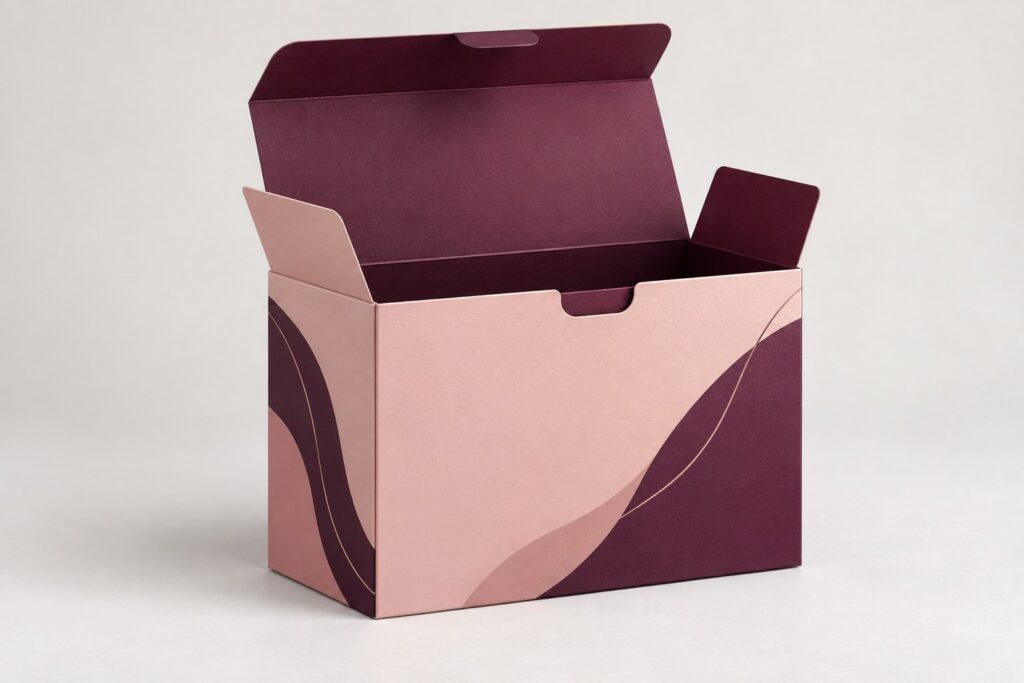 PackNiti packaging mockup: Custom Tuck End Box Variations Flip Covers Snap Lock (Style 000258) (PN-PD-000258)