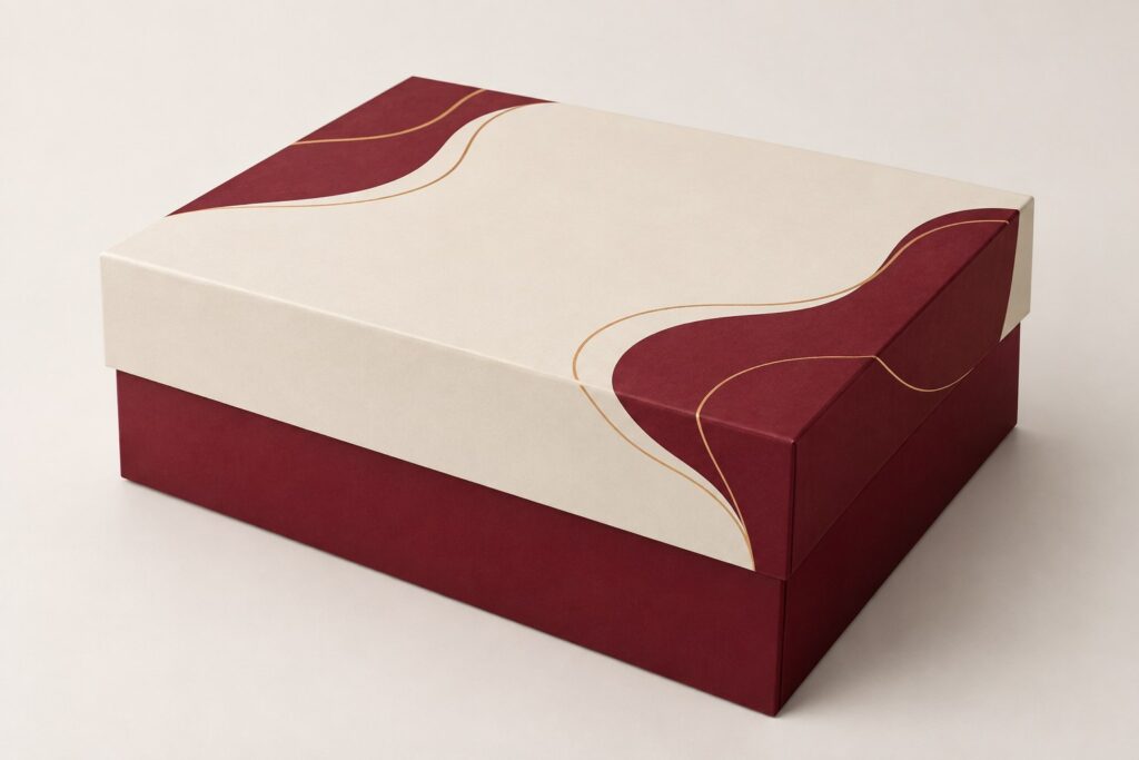 PackNiti packaging mockup: Custom Boxes With Lid Paper (PN-PD-000264)
