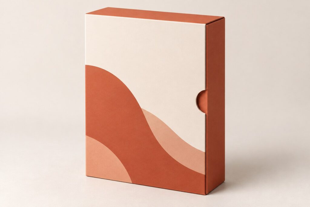PackNiti packaging mockup: Custom Book Sleeve Box (Style 000267) (PN-PD-000267)