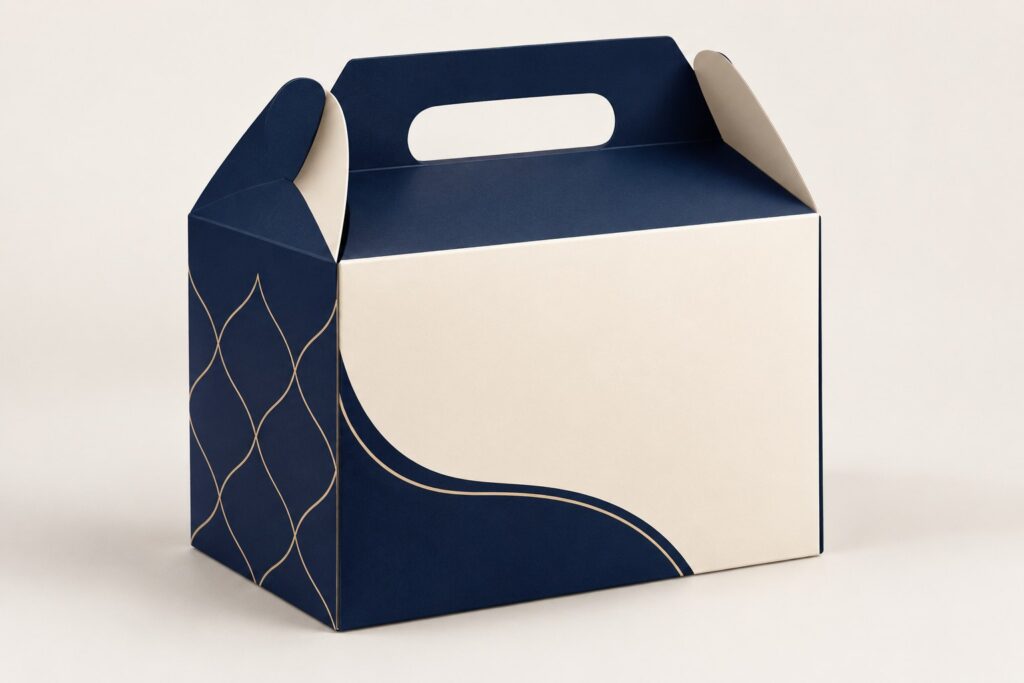 PackNiti packaging mockup: Custom Sweet Box (Style 000275) (PN-PD-000275)