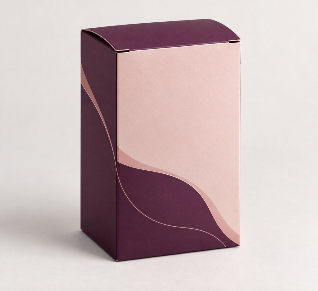 PackNiti packaging mockup: Custom Roll End Tuck Top (rett) Box (PN-PD-000278)
