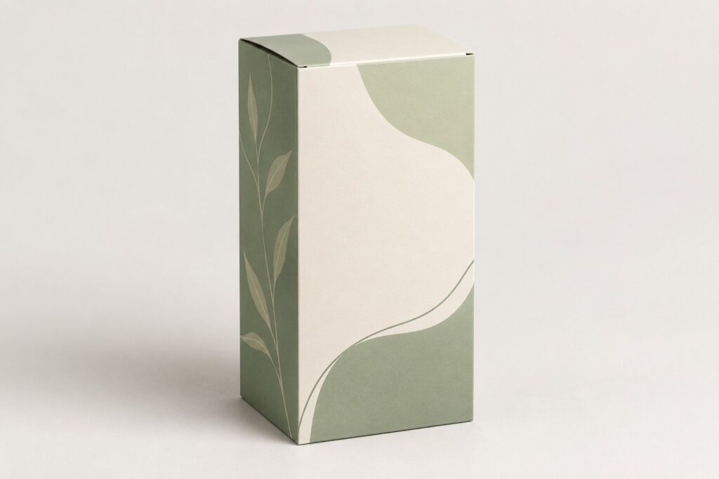 PackNiti packaging mockup: Custom Same Panel Tuck End Box (Style 000292) (PN-PD-000292)
