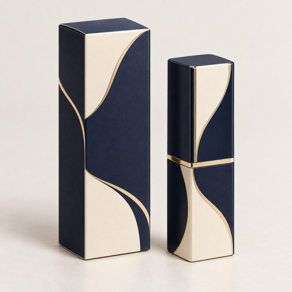 PackNiti packaging mockup: Custom Lipstick Box (Style 000315) (PN-PD-000315)