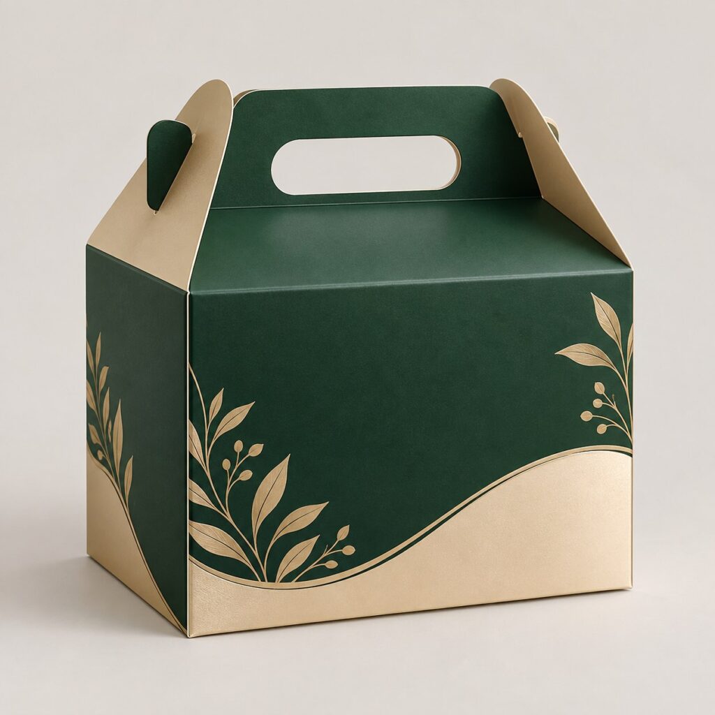 PackNiti packaging mockup: Custom Sweet Box (Style 000320) (PN-PD-000320)