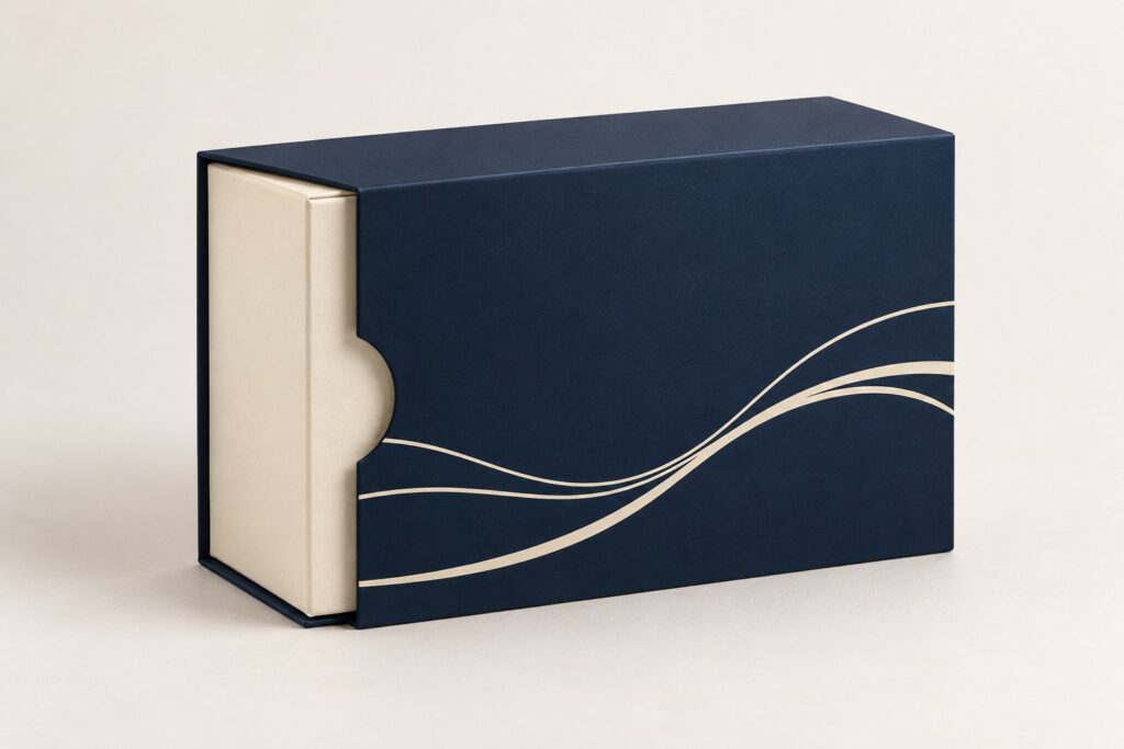 PackNiti packaging mockup: Custom Double-layer Sleeve (PN-PD-000325)