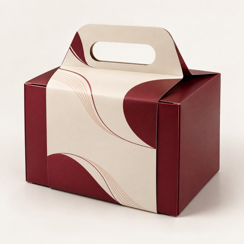 PackNiti packaging mockup: Custom Aluminum Cookie Box With Handle Sleeve (PN-PD-000354)