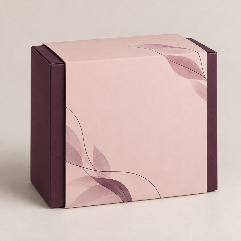 PackNiti packaging mockup: Custom Square Gift Sleeve Box (PN-PD-000368)