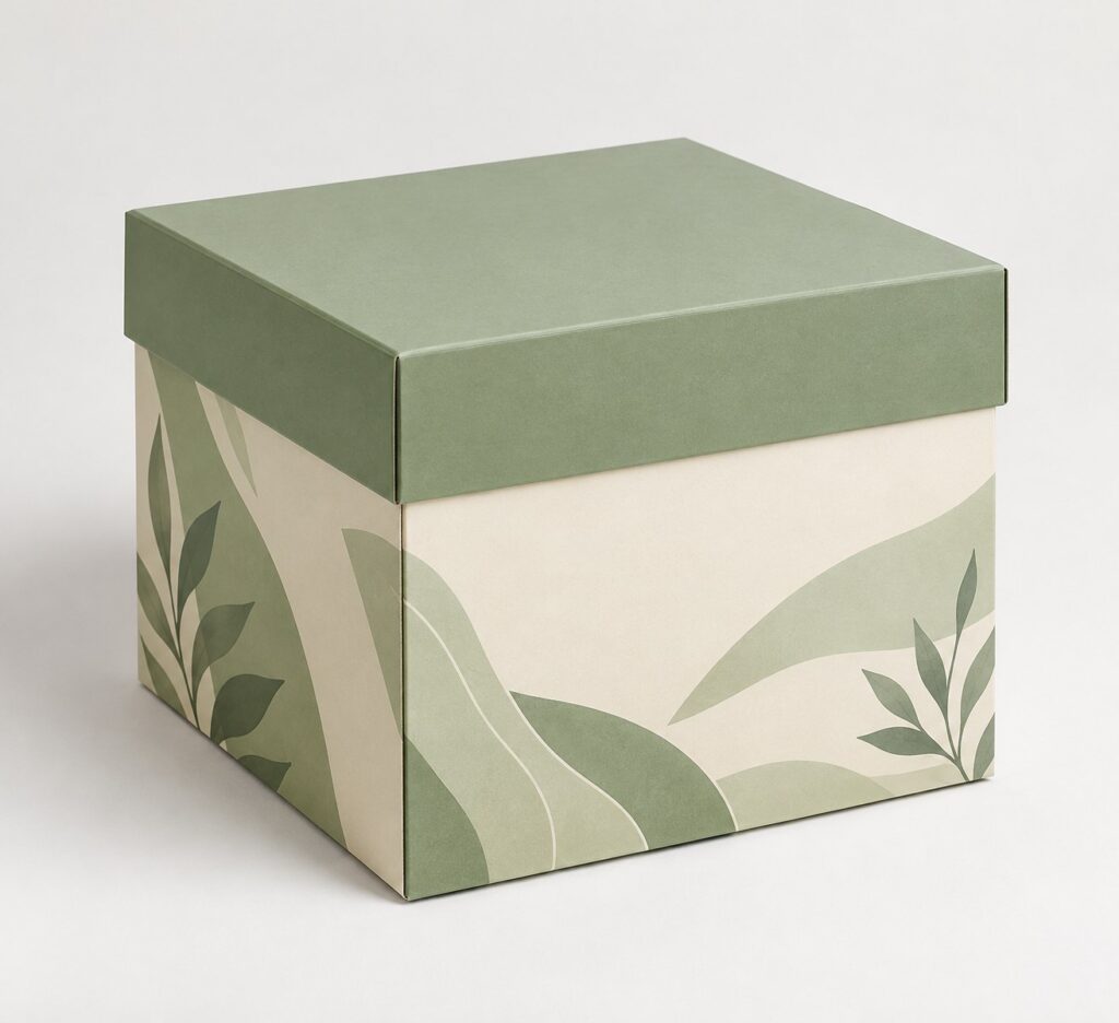 PackNiti packaging mockup: Custom Boxes With Lid Auto Lock Bottom Paper (Style 000382) (PN-PD-000382)