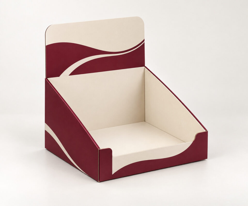 PackNiti packaging mockup: Custom Cardboard Display Box (Style 000424) (PN-PD-000424)