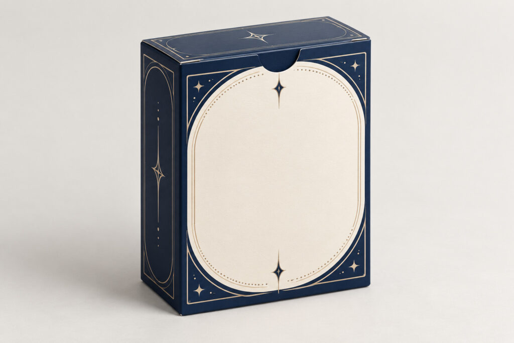 PackNiti packaging mockup: Custom Trading Card Game Box (PN-PD-000425)