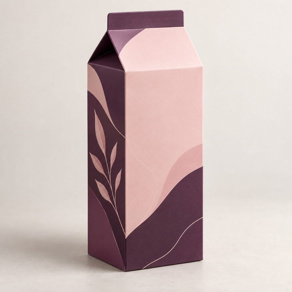 PackNiti packaging mockup: Custom Milk Carton (Style 000428) (PN-PD-000428)