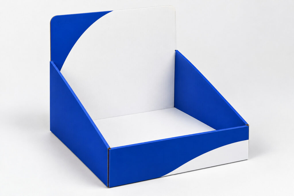 PackNiti packaging mockup: Custom Display Tray Box (Style 000443) (PN-PD-000443)