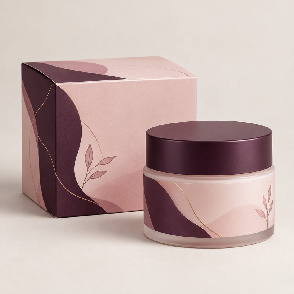 PackNiti packaging mockup: Custom Moisturizer Box (Style 000458) (PN-PD-000458)