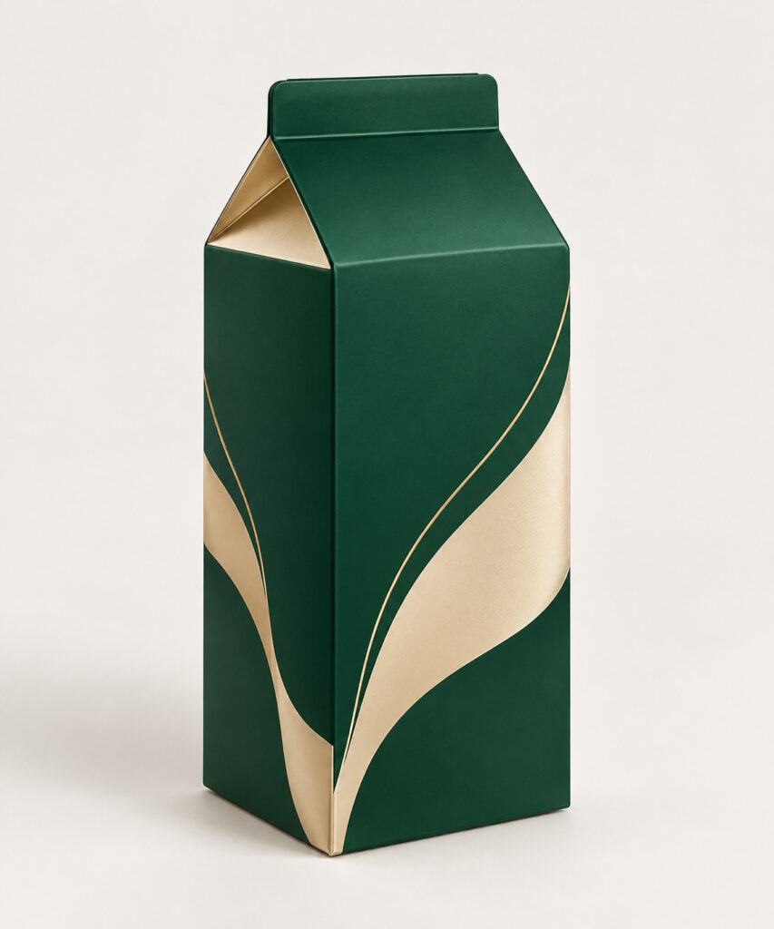PackNiti packaging mockup: Custom Milk Carton (Style 000480) (PN-PD-000480)