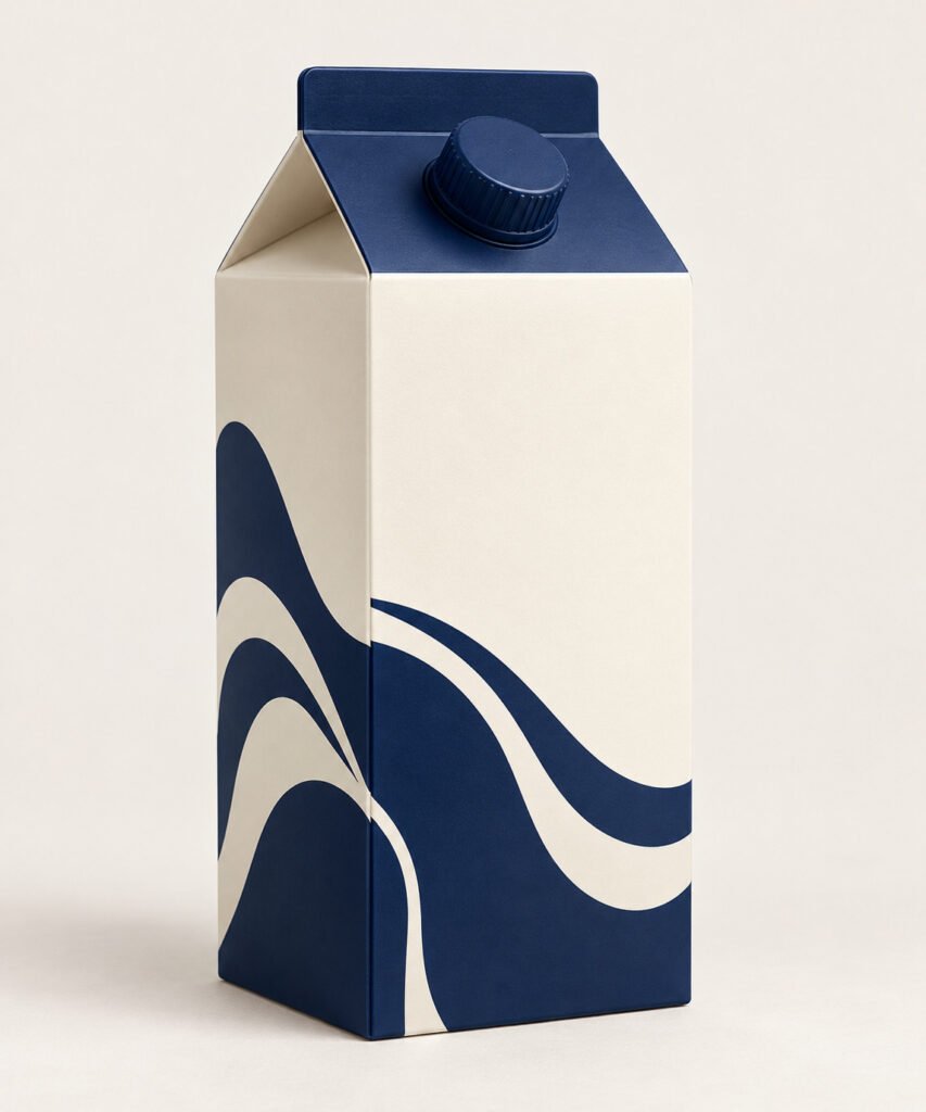 PackNiti packaging mockup: Custom Milk Carton (Style 000481) (PN-PD-000481)