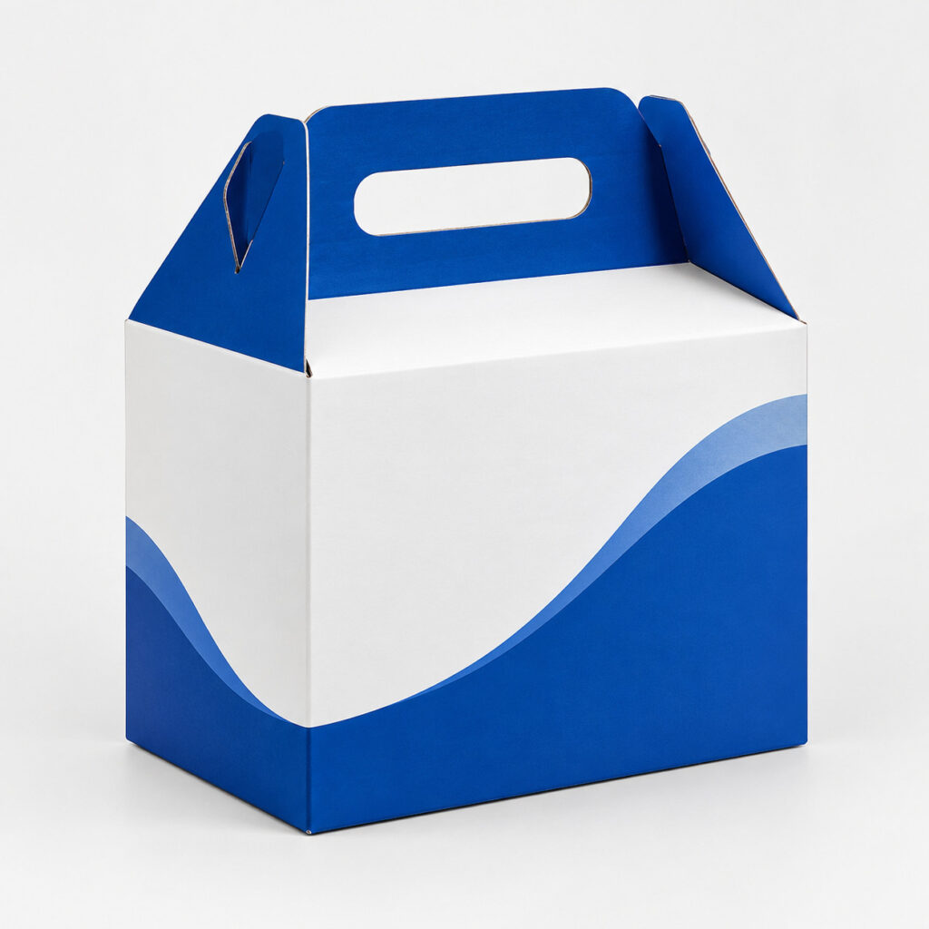 PackNiti packaging mockup: Custom Folio Handle Carton (PN-PD-000483)