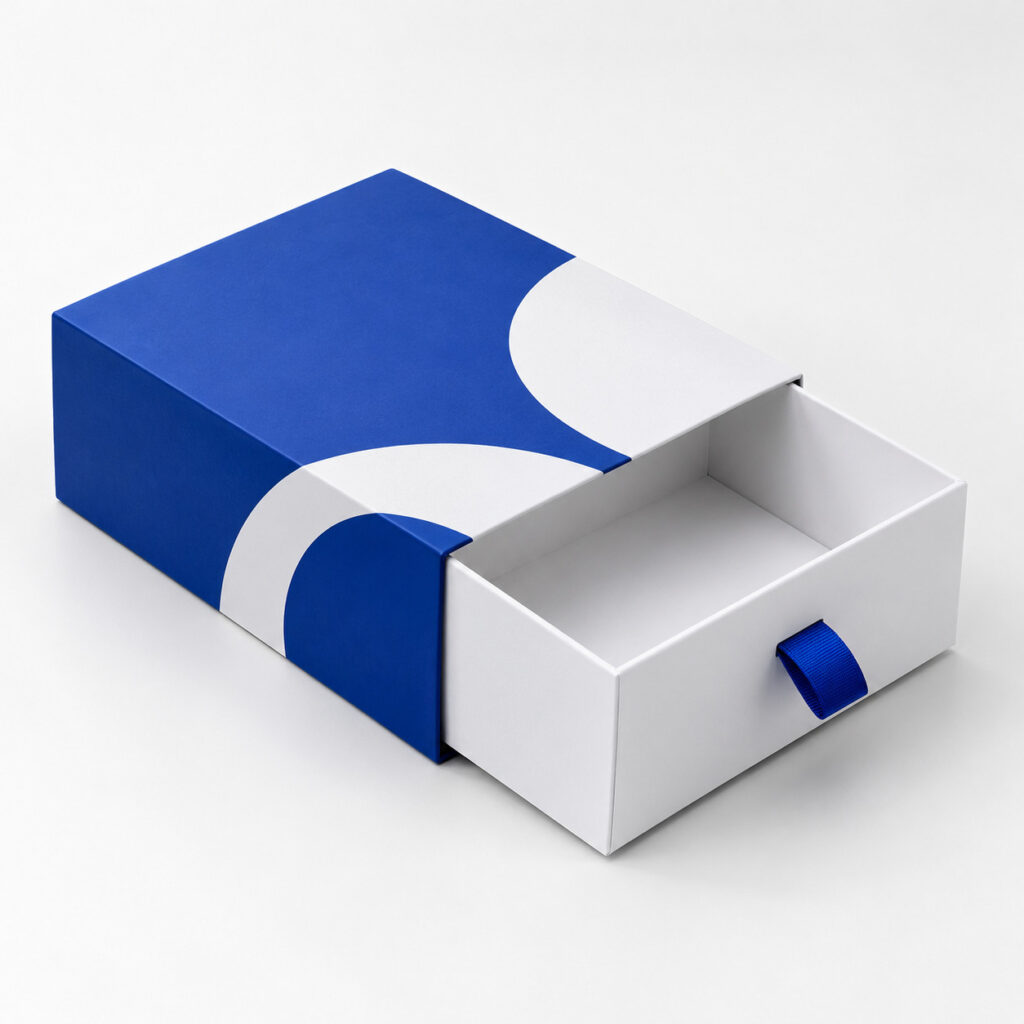 PackNiti packaging mockup: Custom Gift Tray Drawer Box (Style 000493) (PN-PD-000493)