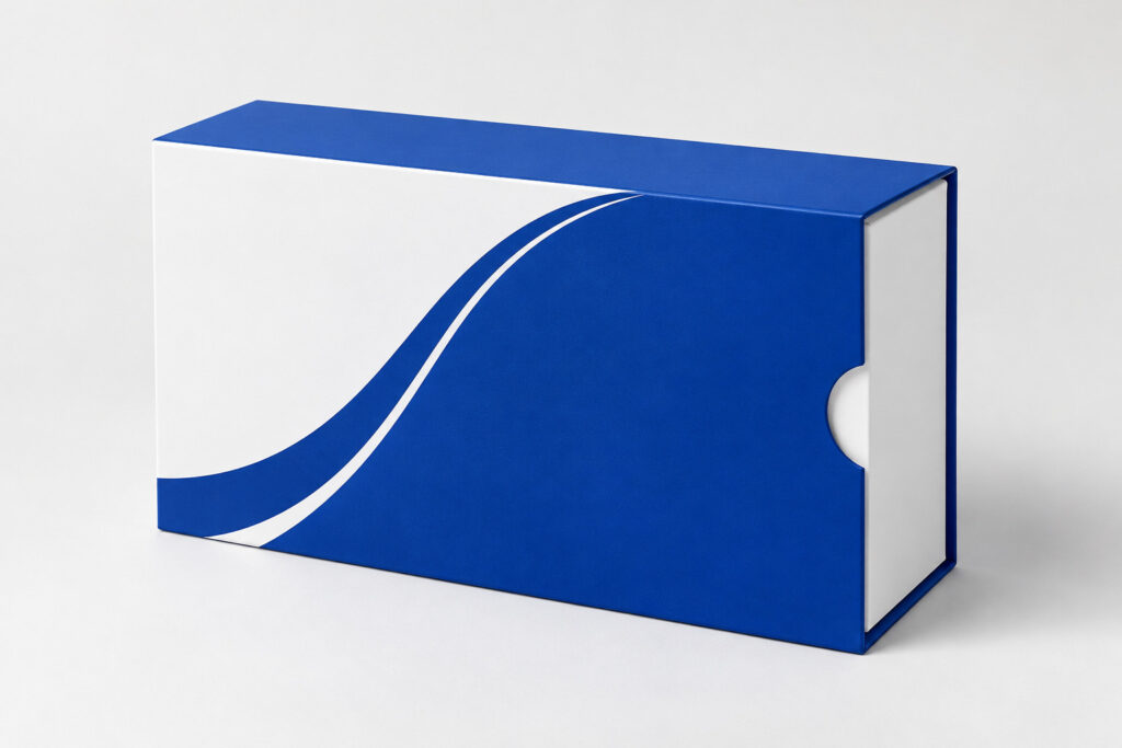 PackNiti packaging mockup: Custom Book Sleeve Box (Style 000513) (PN-PD-000513)