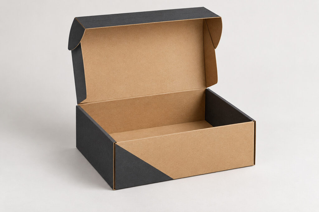 PackNiti packaging mockup: Custom Open Gift Box (Style 000516) (PN-PD-000516)