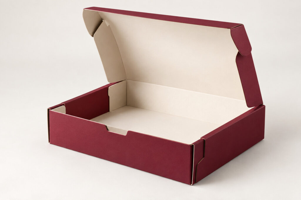 PackNiti packaging mockup: Custom Tray Boxes Easy Interlocking Buckles (PN-PD-000524)