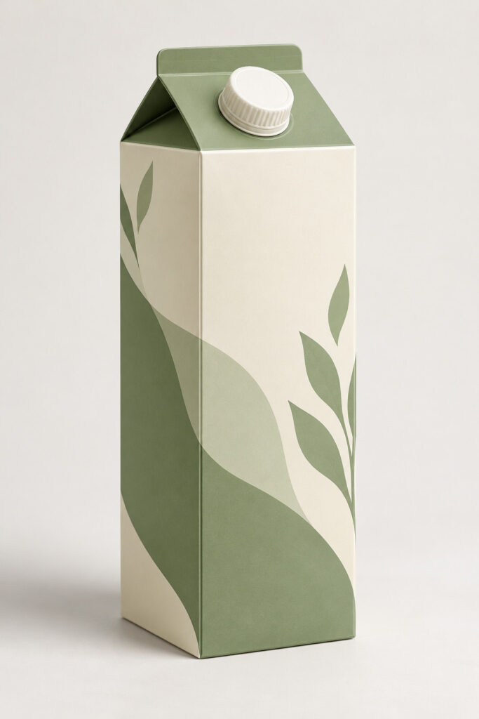 PackNiti packaging mockup: Custom 1000ml Juice Carton (PN-PD-000532)
