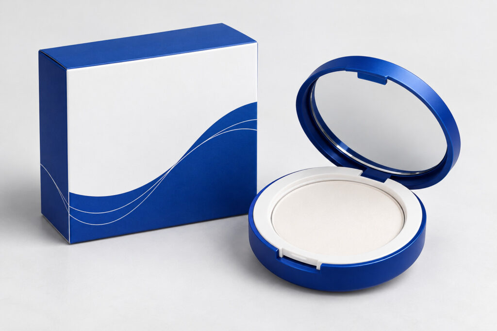 PackNiti packaging mockup: Custom Cosmetic Powder Box (PN-PD-000533)