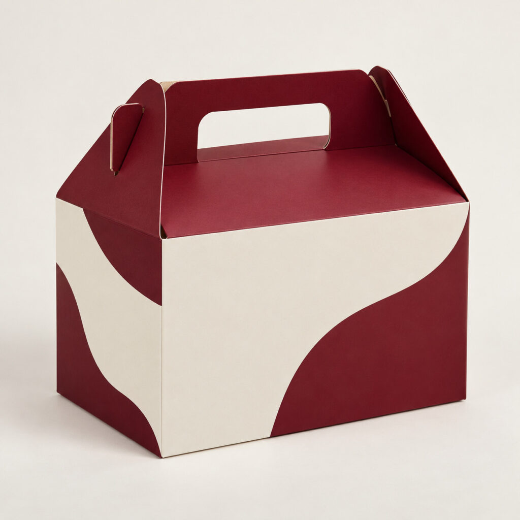 PackNiti packaging mockup: Custom Takeaway Gable Box (PN-PD-000544)