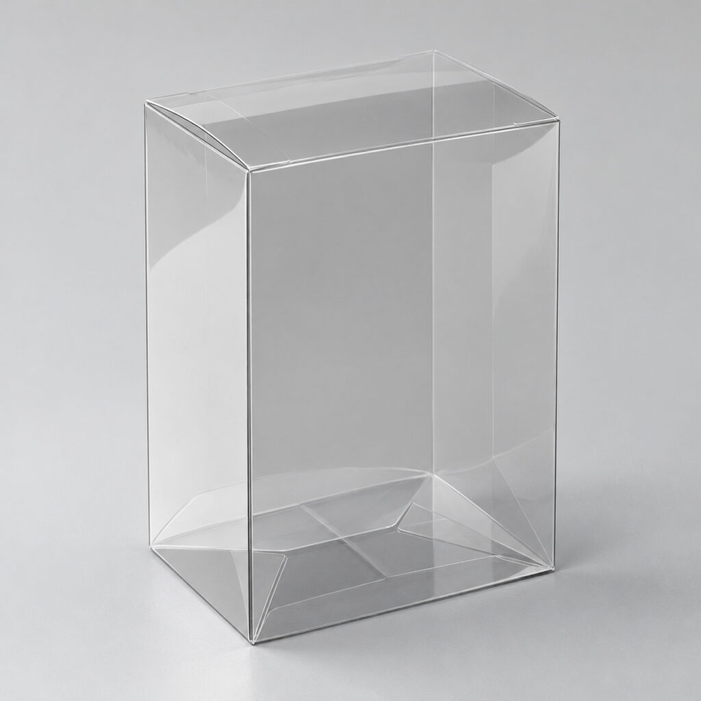 PackNiti packaging mockup: Custom Pvc Boxes Auto Lock Bottom Plastic (PN-PD-000549)