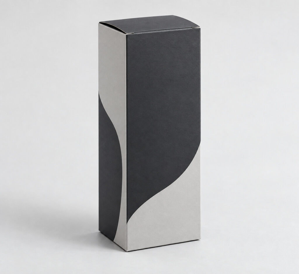 PackNiti packaging mockup: Custom Tuck End Bottle Box (PN-PD-000579)
